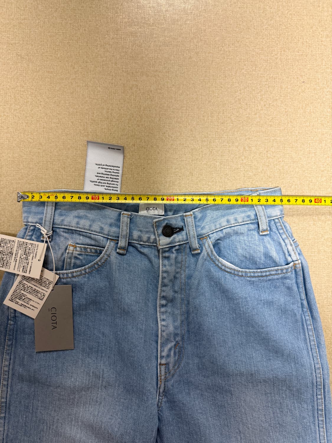 시오타 연청 데님, 27인치 상품이미지4