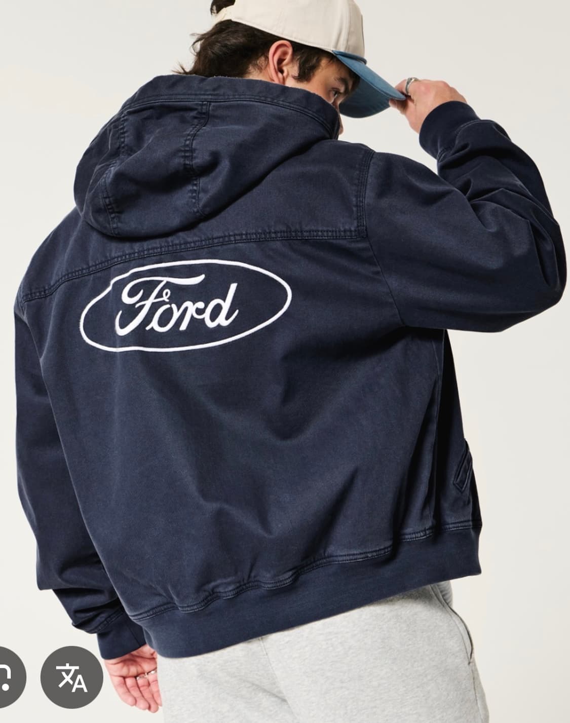 홀리스터 포드 후드집업 블루종 상품이미지6