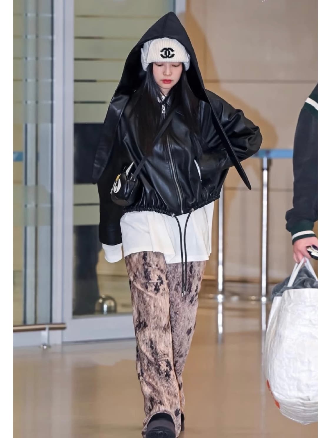  ENOR SMUDGE VELOUR BANDING PANTS 베이지  상품이미지1