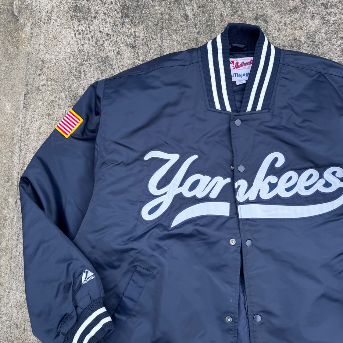 [XL~XXL] 마제스틱 뉴욕양키즈 스타장 바시티자켓 상품이미지4