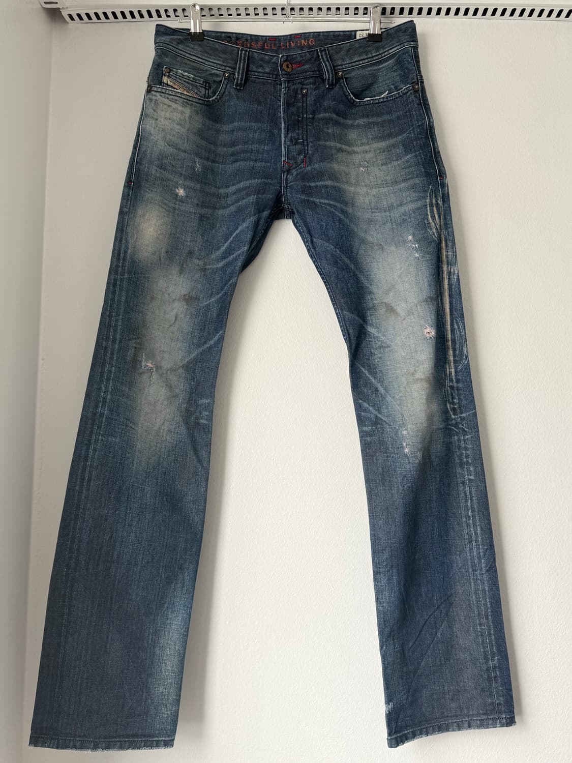 Perfectly washed regular straight jeans 상품이미지4
