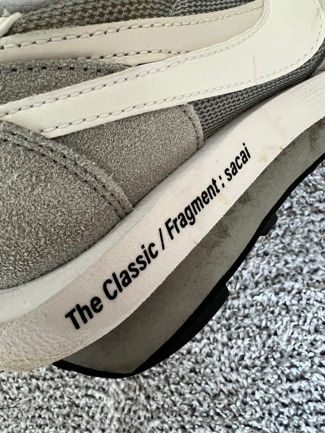 나이키 x 사카이 x 프라그먼트 LD와플 '라이트 스모크 그레이 상품이미지5