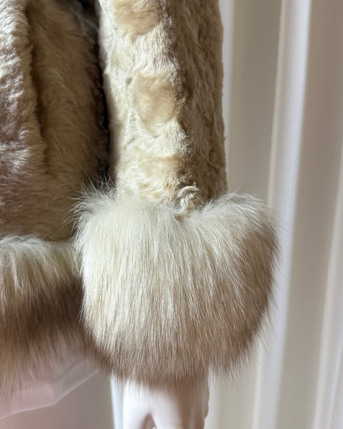 핀터레스트 무드 리얼 퍼 자켓 상품이미지9