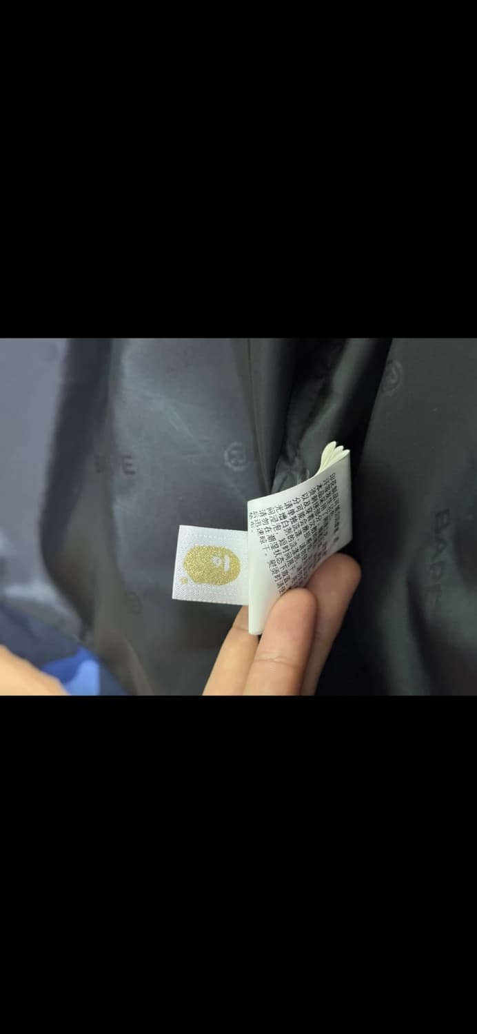 베이프 카모 스노우보드자켓 네이비 S 상품이미지7