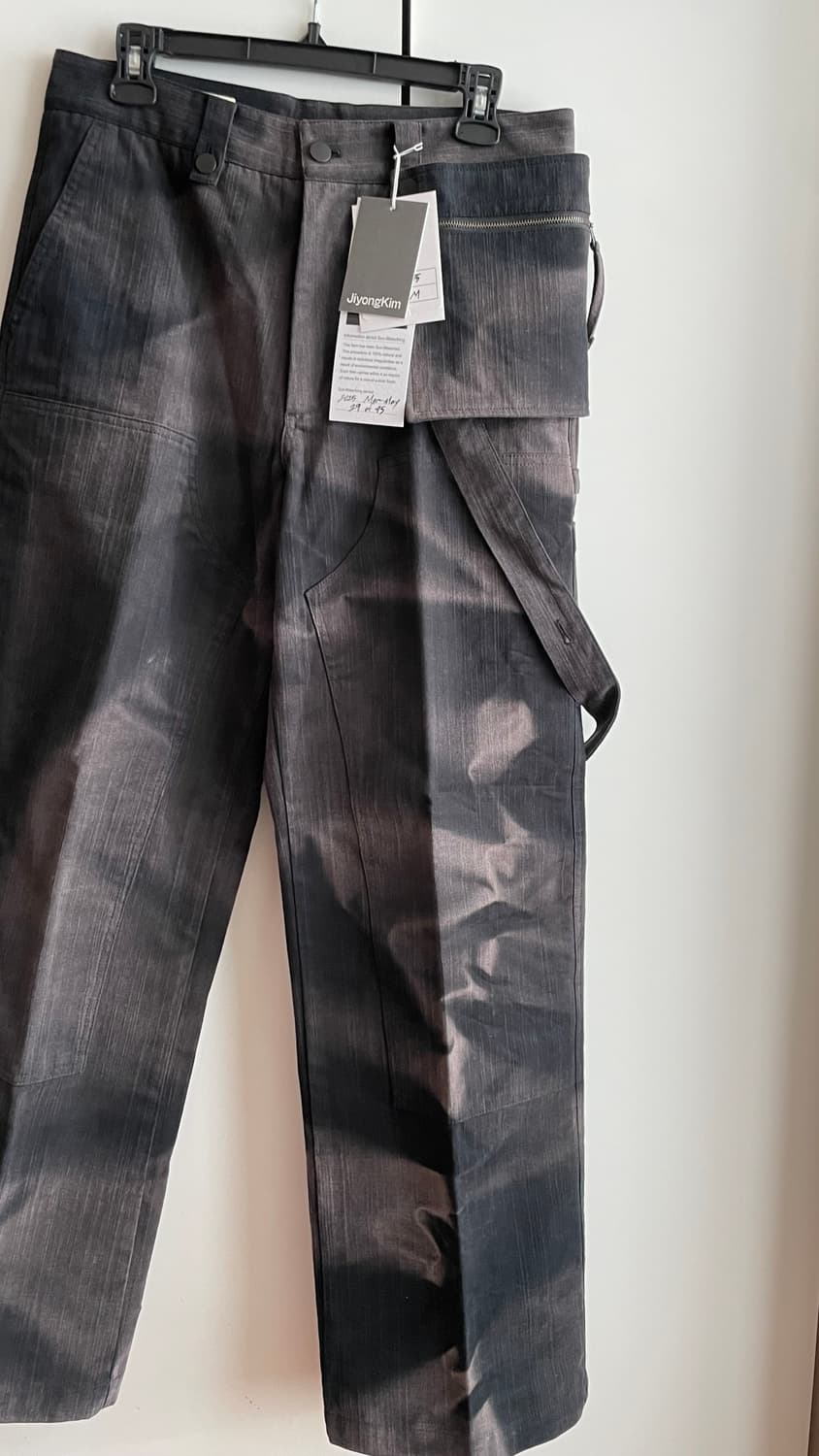 지용킴 25aw 선블리치 더블니 팬츠 상품이미지2