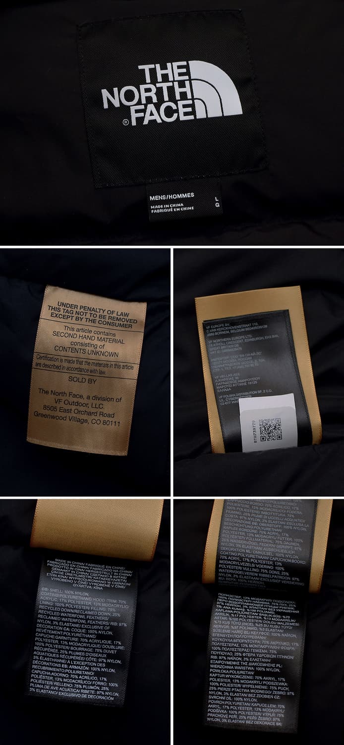 노스페이스 뉴 맥머도 봄버 다운 패딩 블랙 (US L / 105-110) 상품이미지10