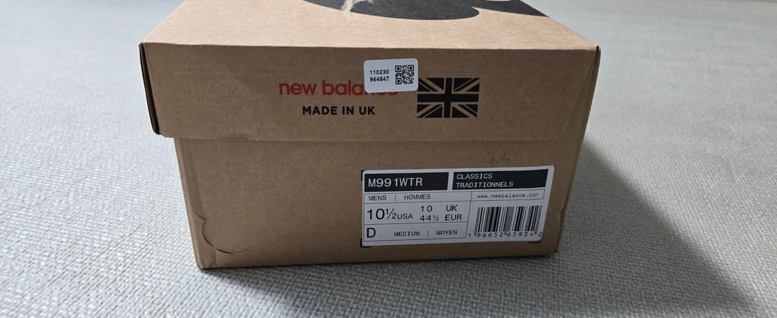 뉴발란스 M991WTR 285사이즈  상품이미지8