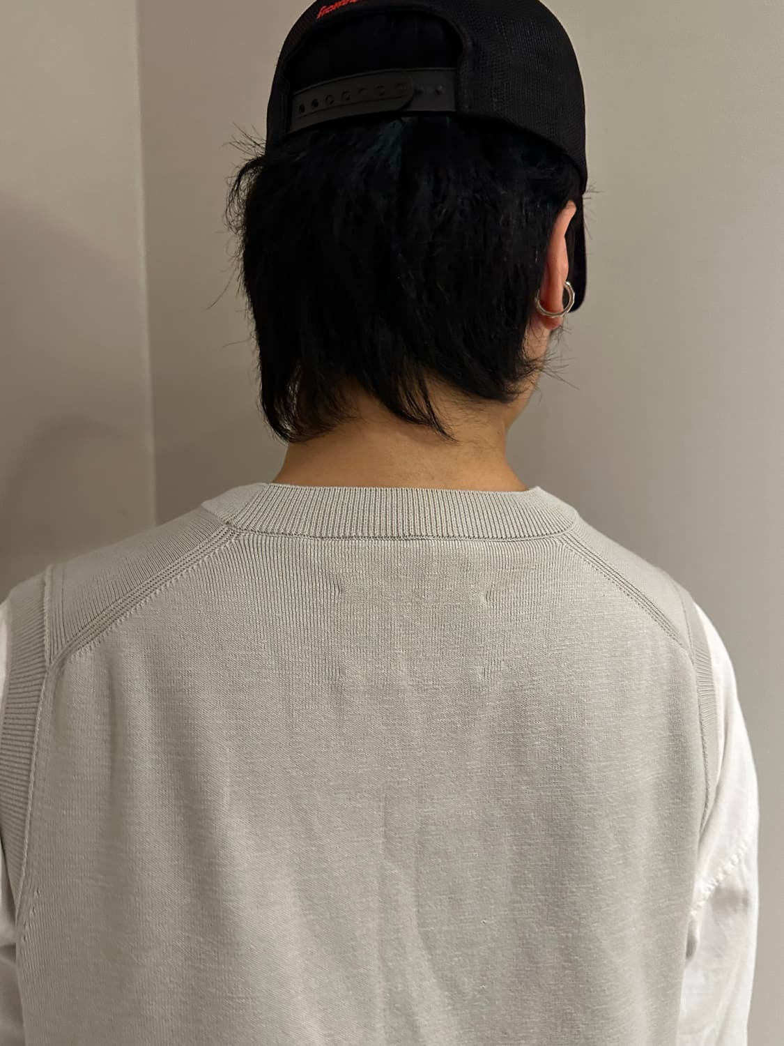 포터리 컴포트 크루넥 니트베스트 그레이 1 사이즈 상품이미지8