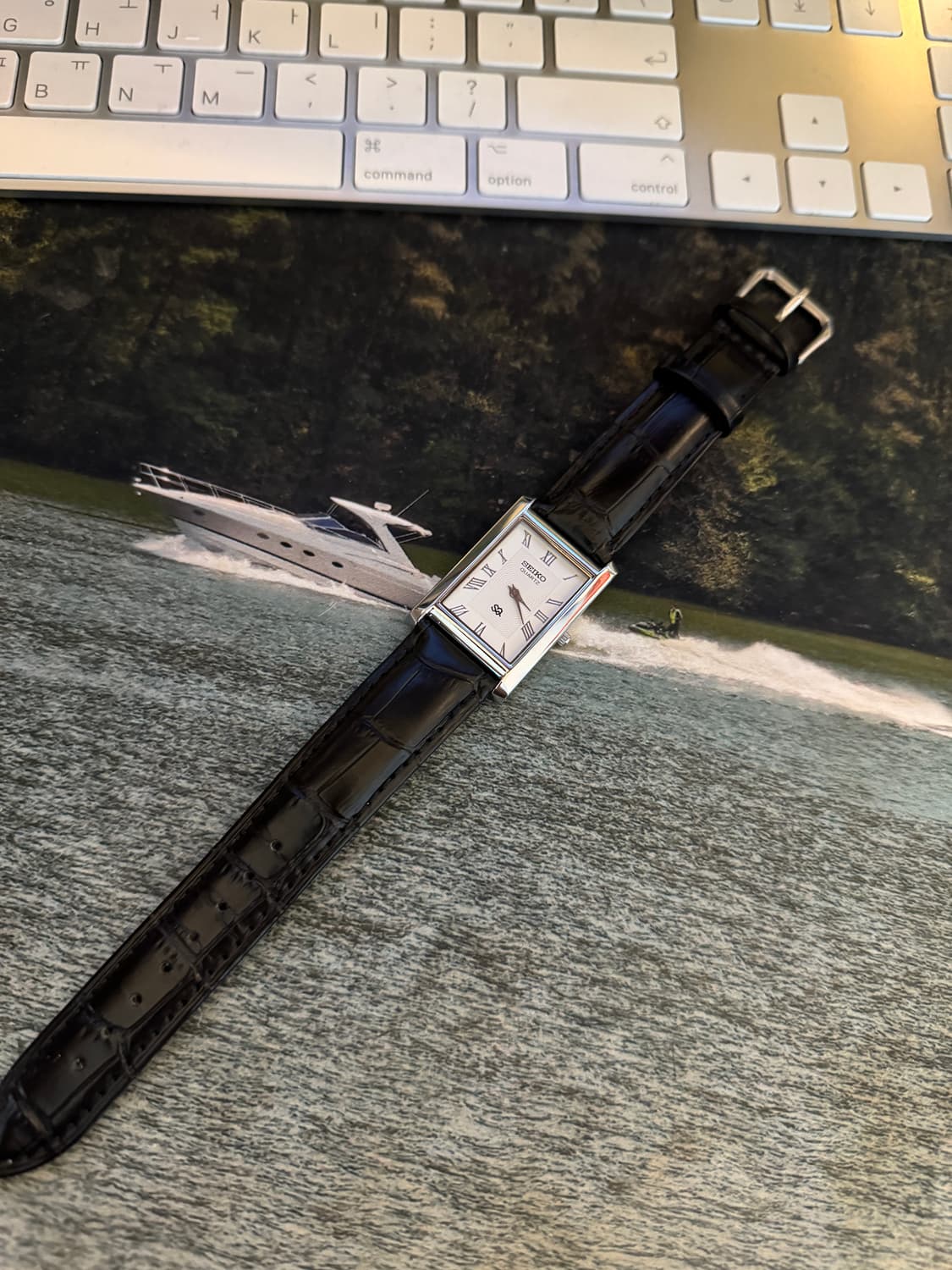 80s 빈티지 세이코 SQ 탱크 쿼츠 상품이미지3