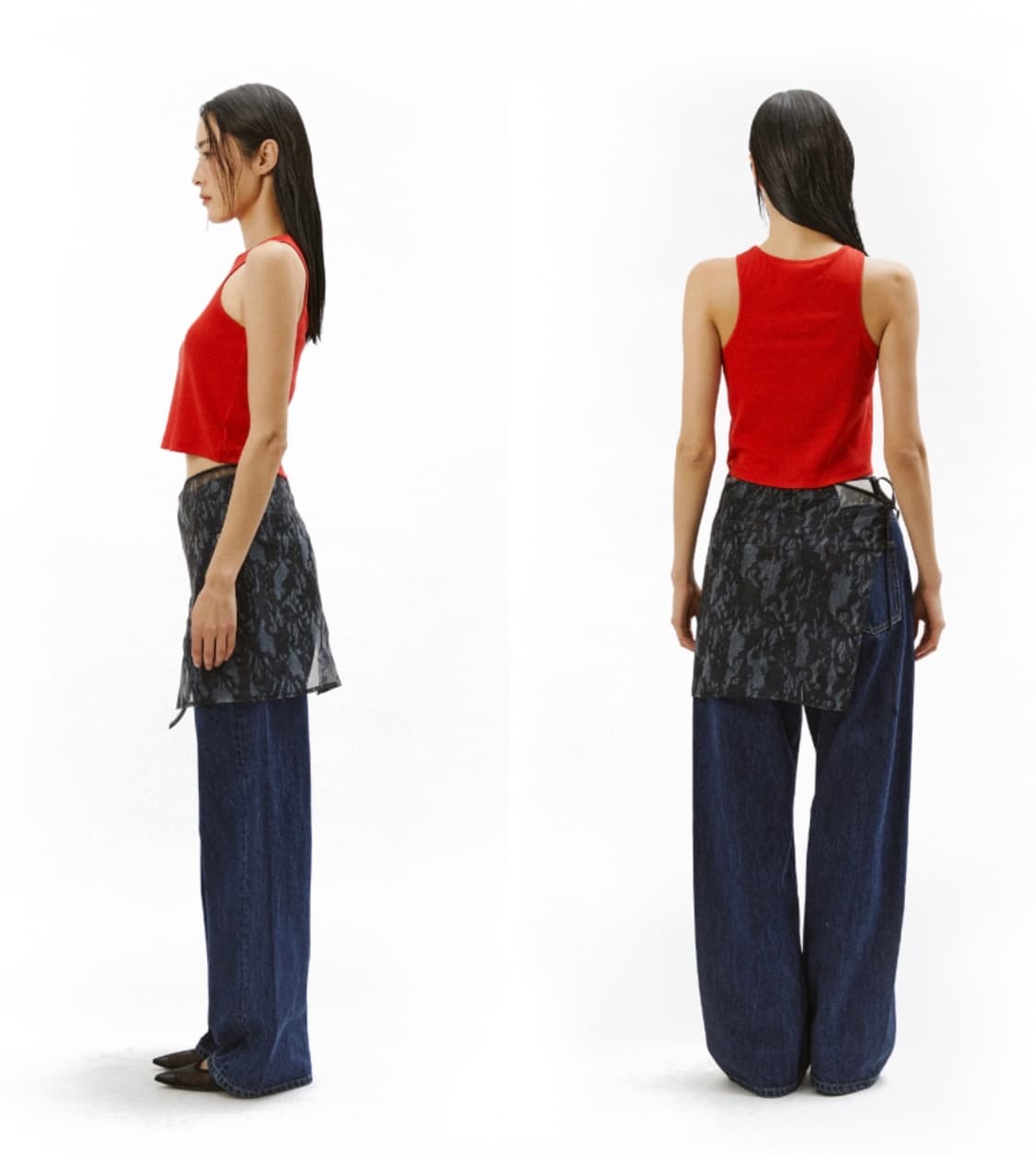 쓰리투에이티 랩스커트 ORGANZA MINI WRAP SKIRT 상품이미지1