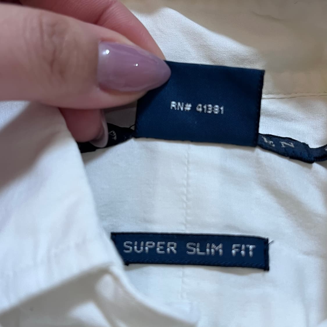 [정품] 폴로 화이트 / 네이비포니 솔리드 셔츠 [ 3 ] 상품이미지5