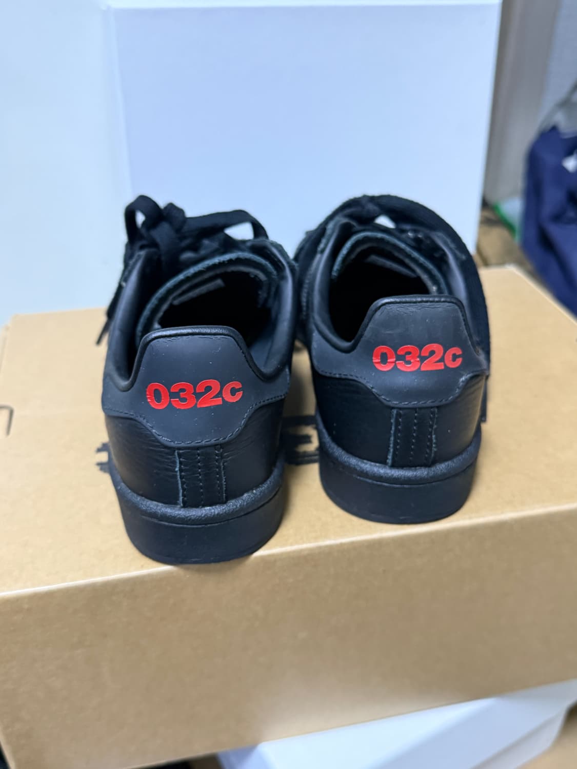 032c 아디다스 슈퍼스타 올검 UK6 상품이미지6