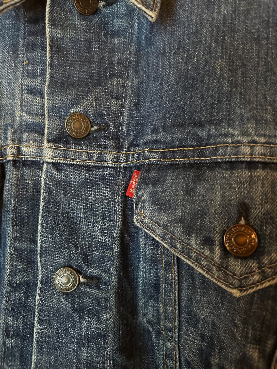 80s USA 빈티지 리바이스 3rd 3세대 데님 자켓 상품이미지5