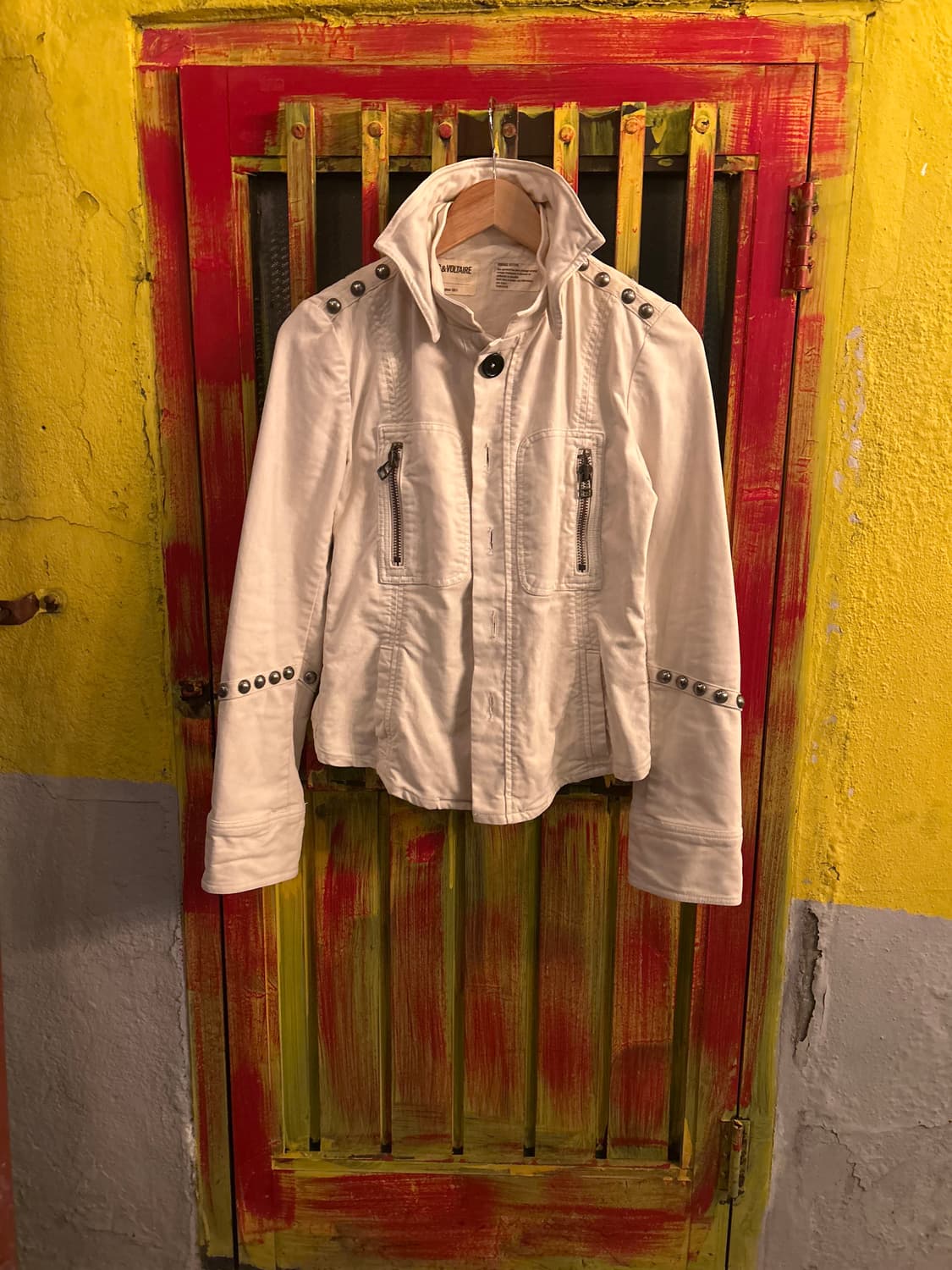 자딕앤볼테르 화이트데님 자켓 상품이미지1