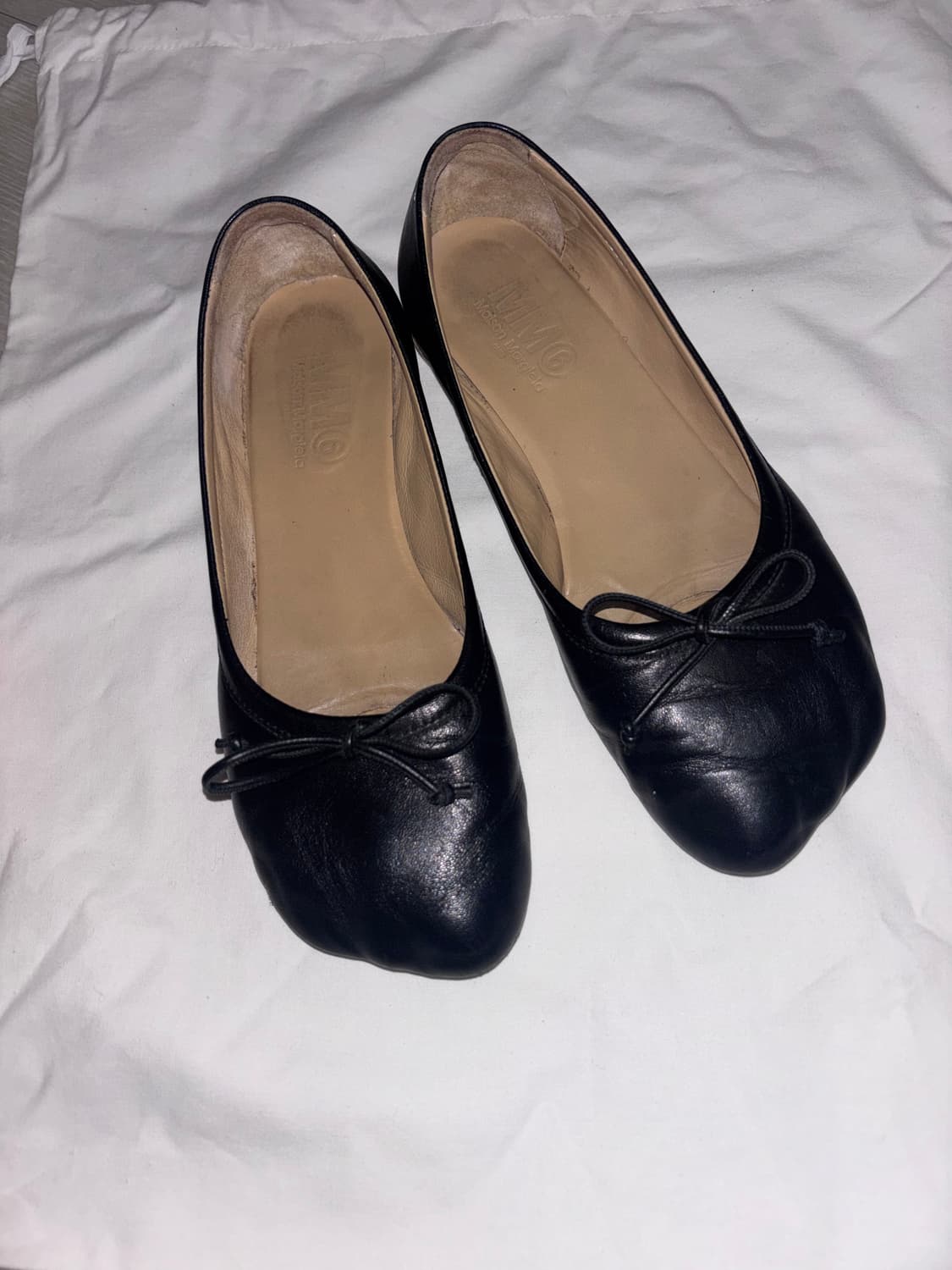 MM6 메종 마르지엘라 아나토믹 발레 플랫 블랙 상품이미지2