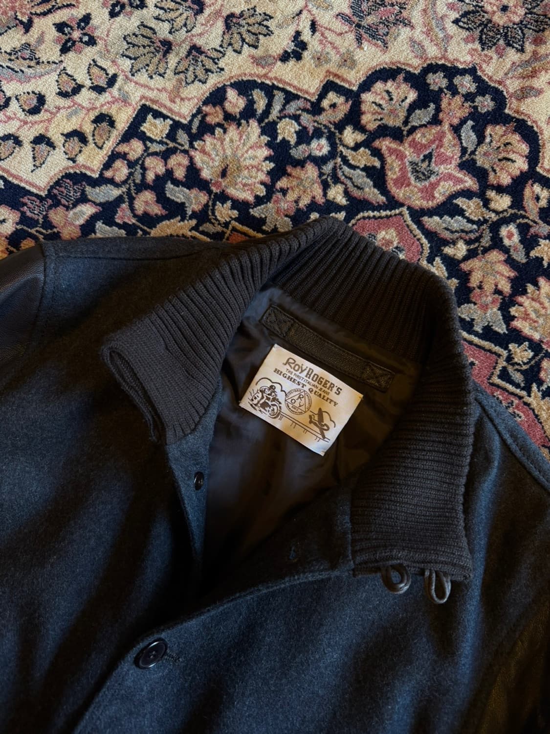 로이 로저스 베지터블 레더 봄버 자켓 100 상품이미지2