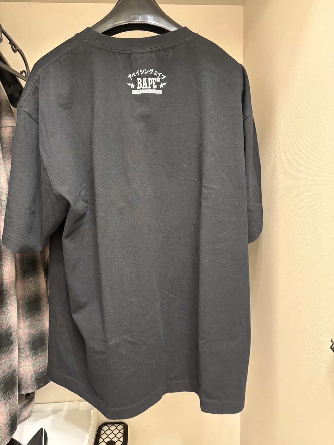 [2XL]베이프 재팬 반팔티셔츠 블랙 상품이미지2
