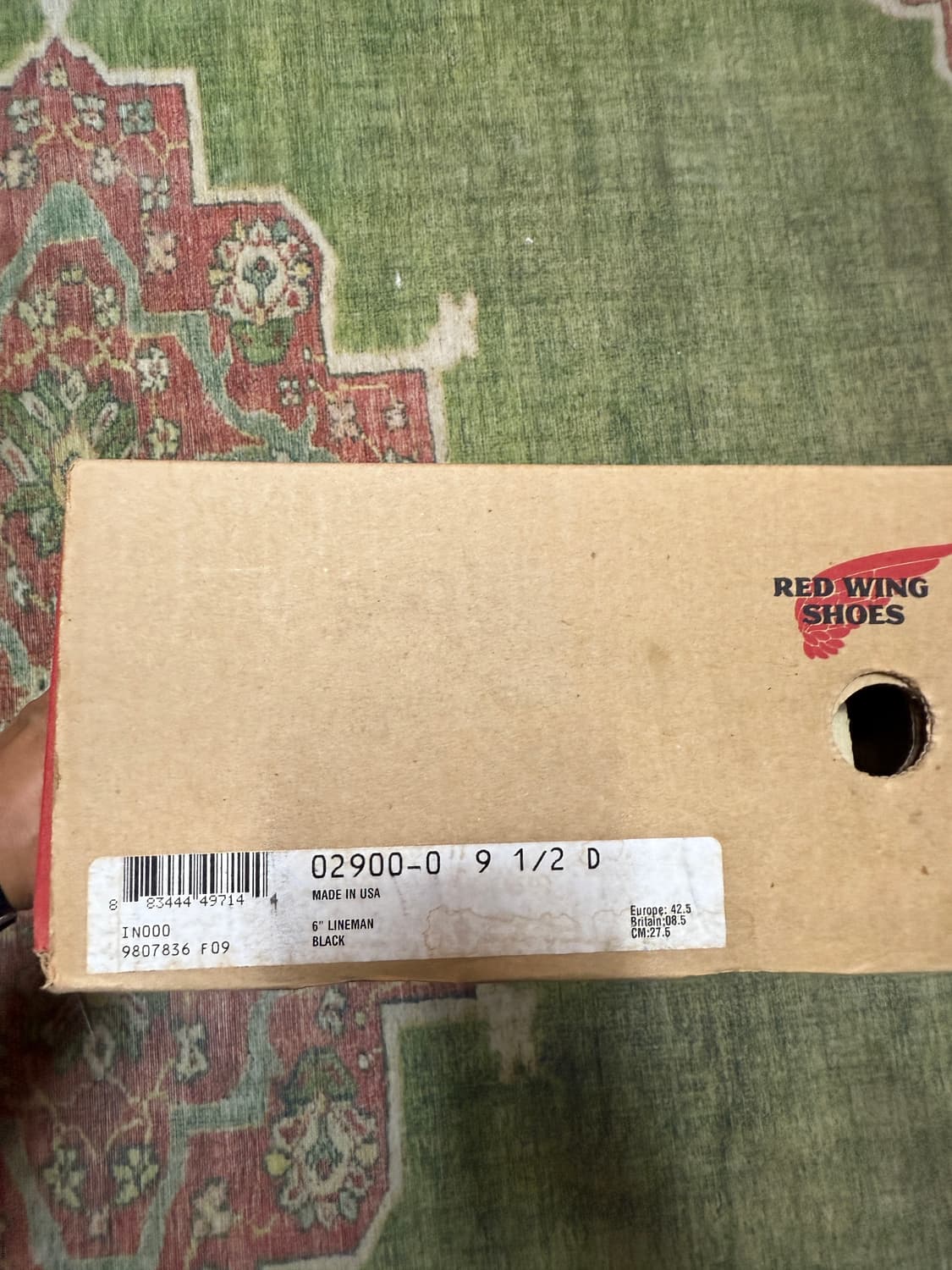 Red wing 2900 라인맨 스웨이드 상품이미지8