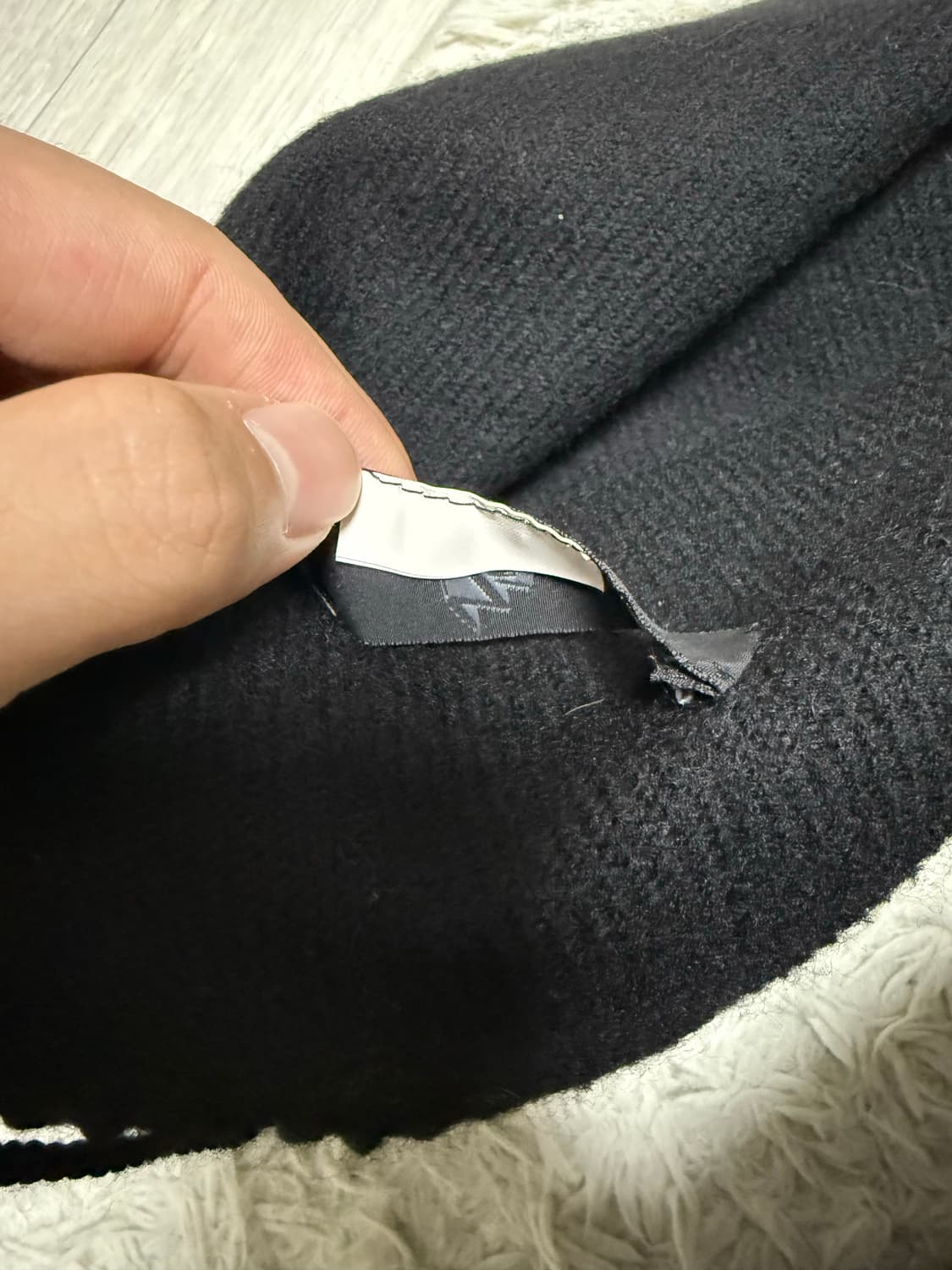 (OS)요지야마모토 도트 프린지 머플러 목도리 상품이미지3