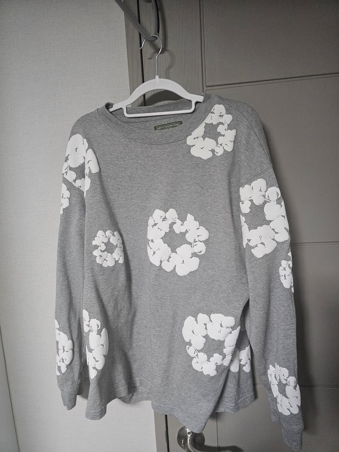 데님티어스 롱슬리브 그레이 xl 상품이미지1