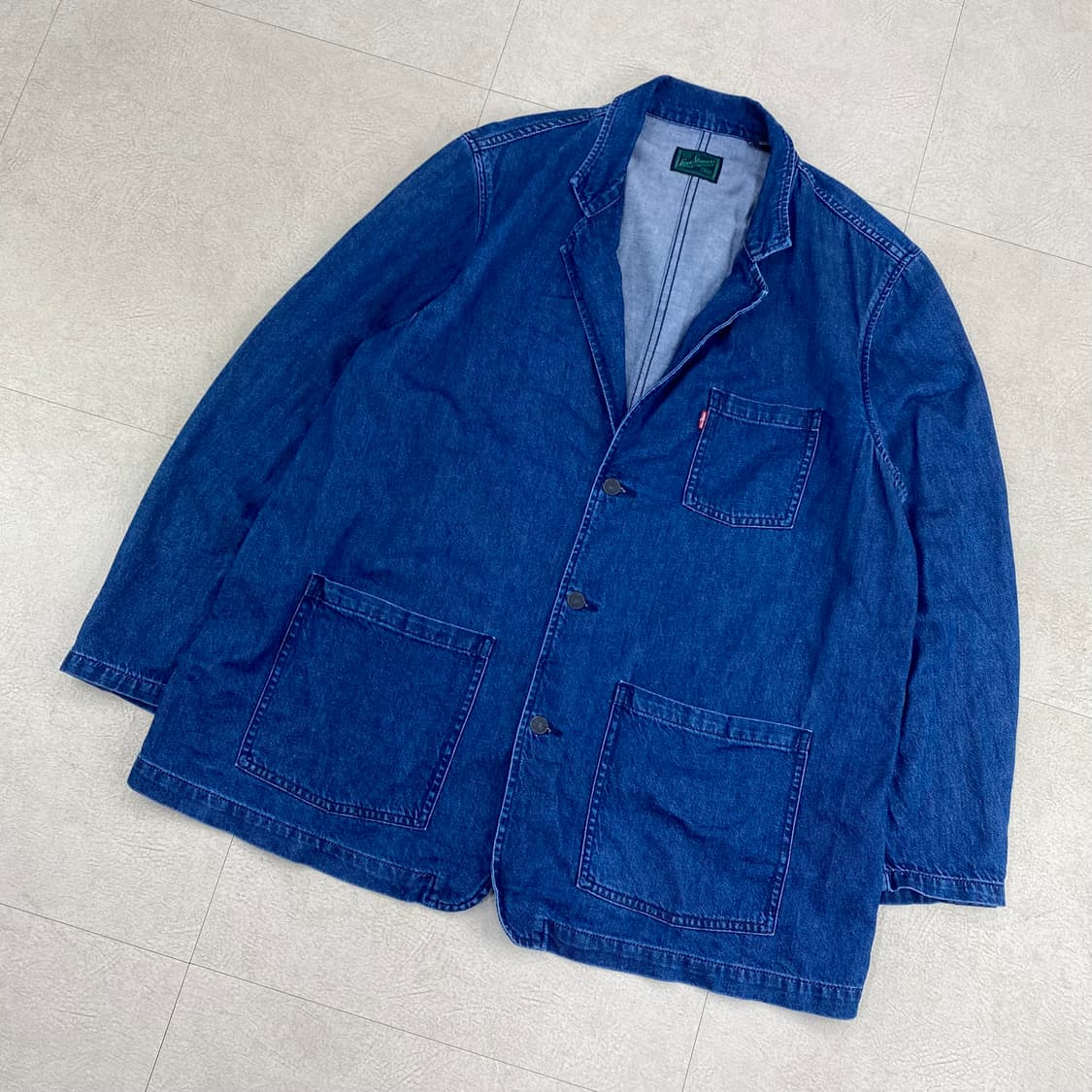 리바이스 테일러링 루즈핏 데님 블레이저 (105) 상품이미지1