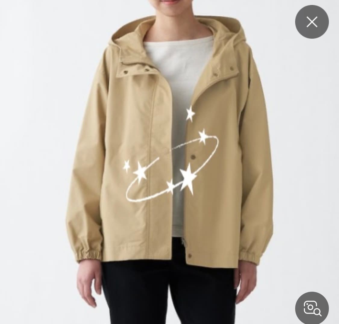 무인양품 무지 발수 후드 자켓 상품이미지5