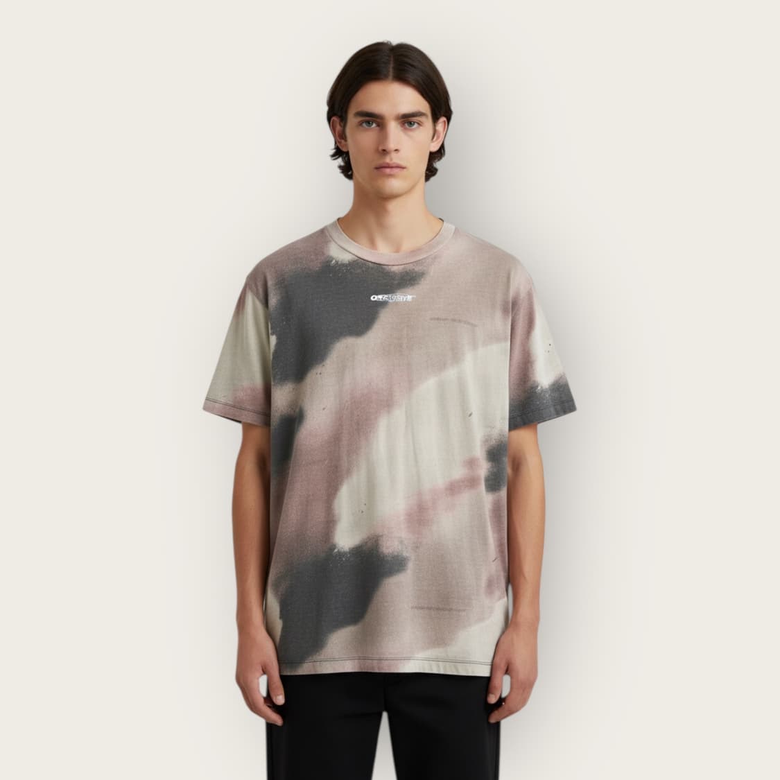 L/ 오프화이트 카모플라주 백로고 반팔 상품이미지2