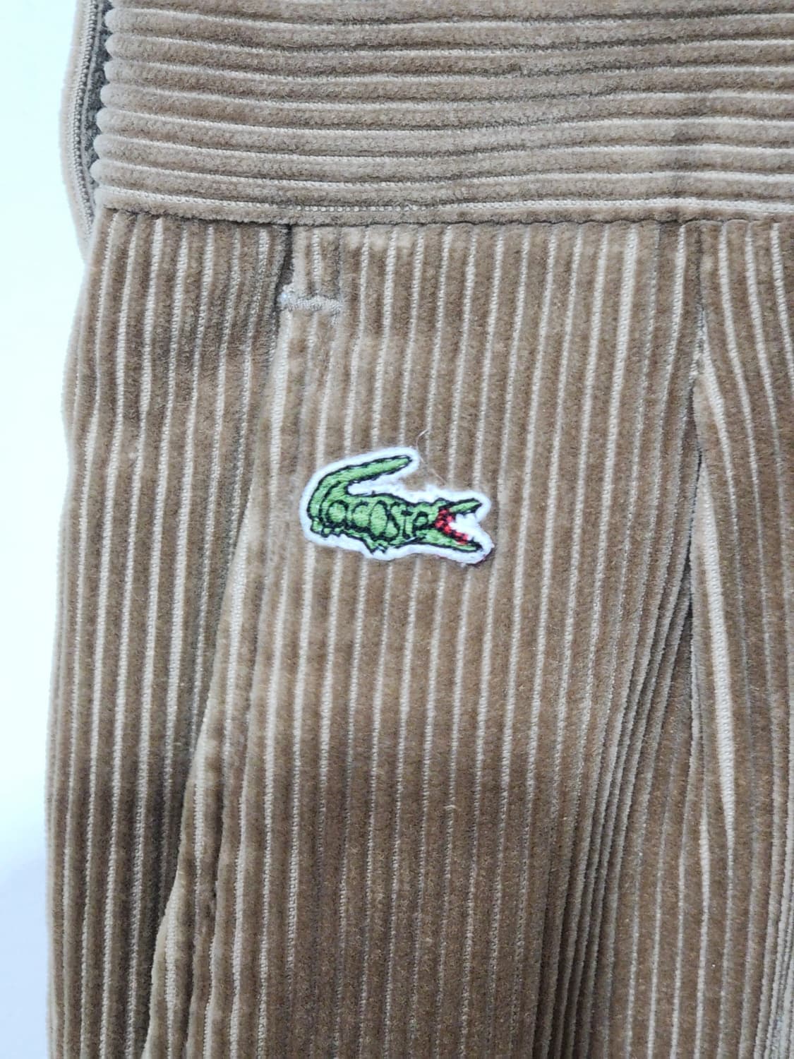 (36) 라코스테 코듀로이 팬츠 브라운 골덴바지 와이드핏  상품이미지3