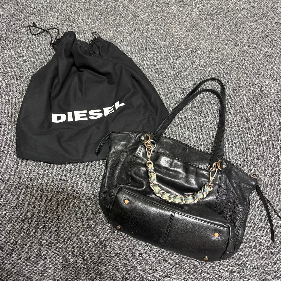 {Diesel} chain leather bag 상품이미지4