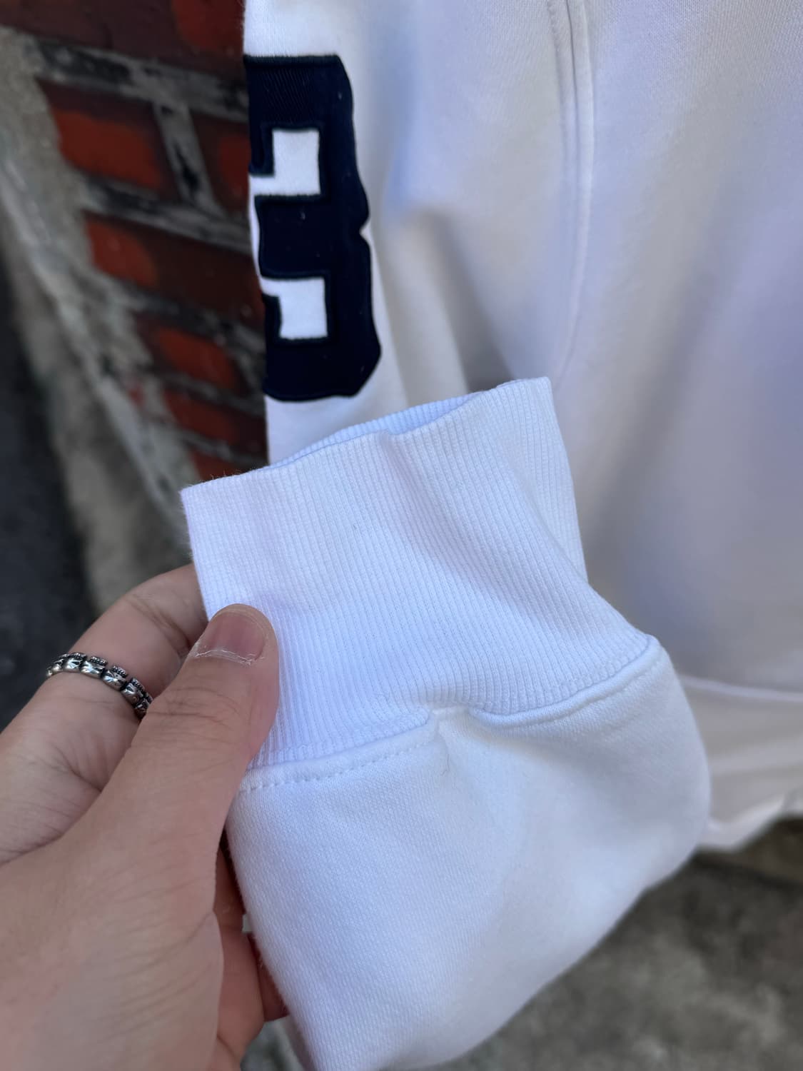 폴로랄프로렌 빅포니 화이트 후드집업 (1) 상품이미지5