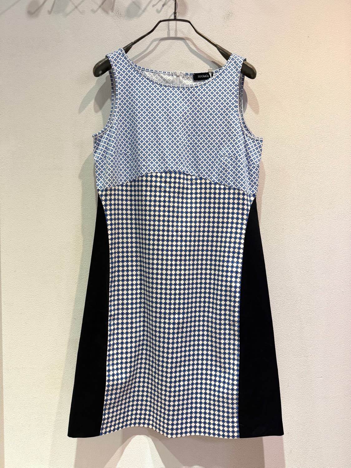 MAX&Co. Slim Side Block Pattern Dress 상품이미지1