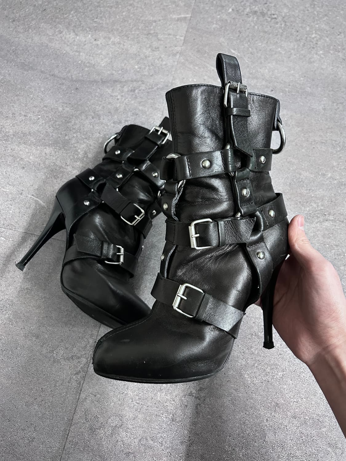 쥬세페 자노티 멀티 하네스 앵클 부츠 상품이미지1