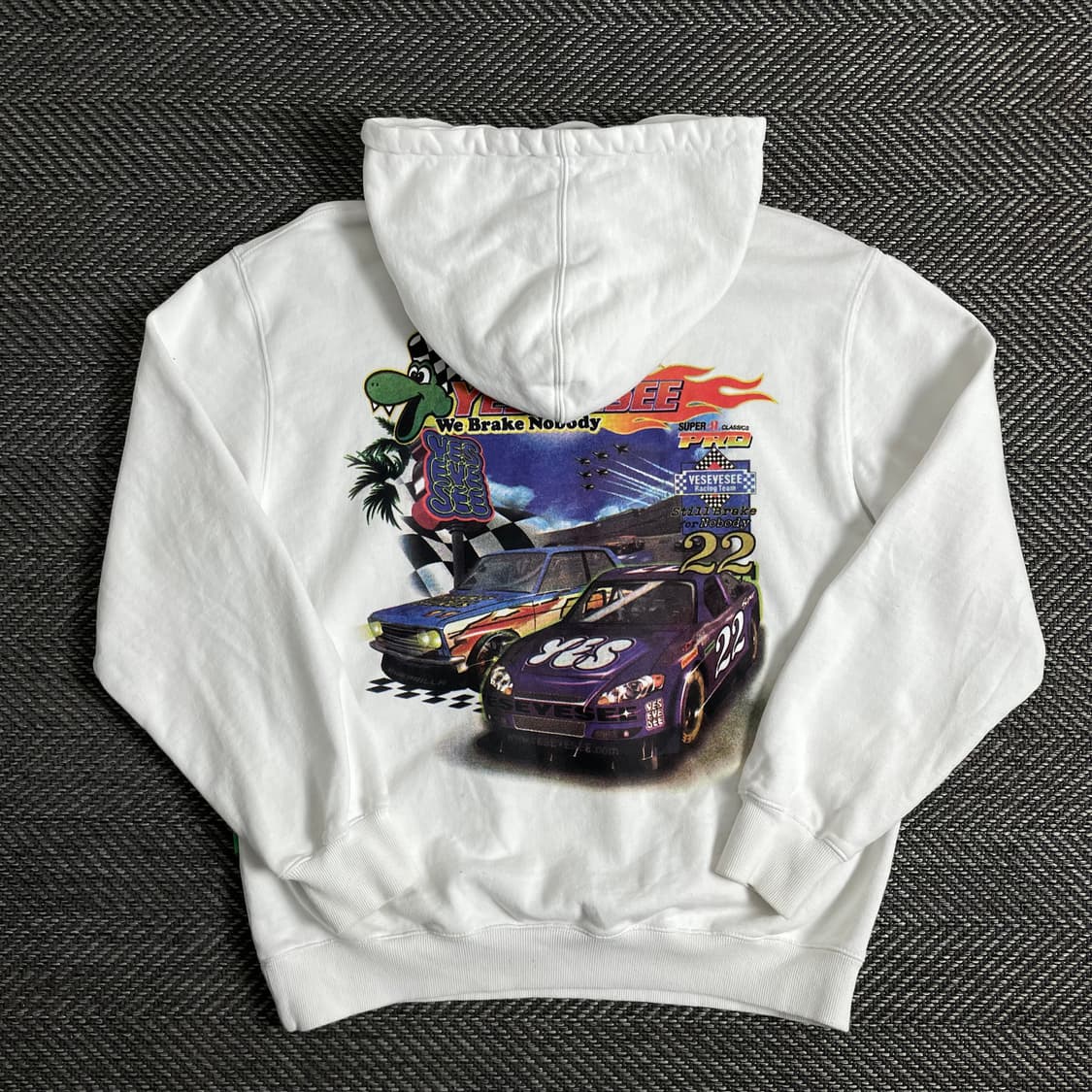 예스아이씨 레이싱 빅로고 그래픽 후드 티셔츠 o 2959 상품이미지1