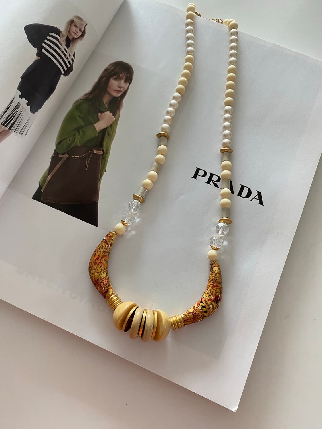 오리엔탈 에스닉 보헤미안 빈티지 비즈 목걸이 상품이미지1