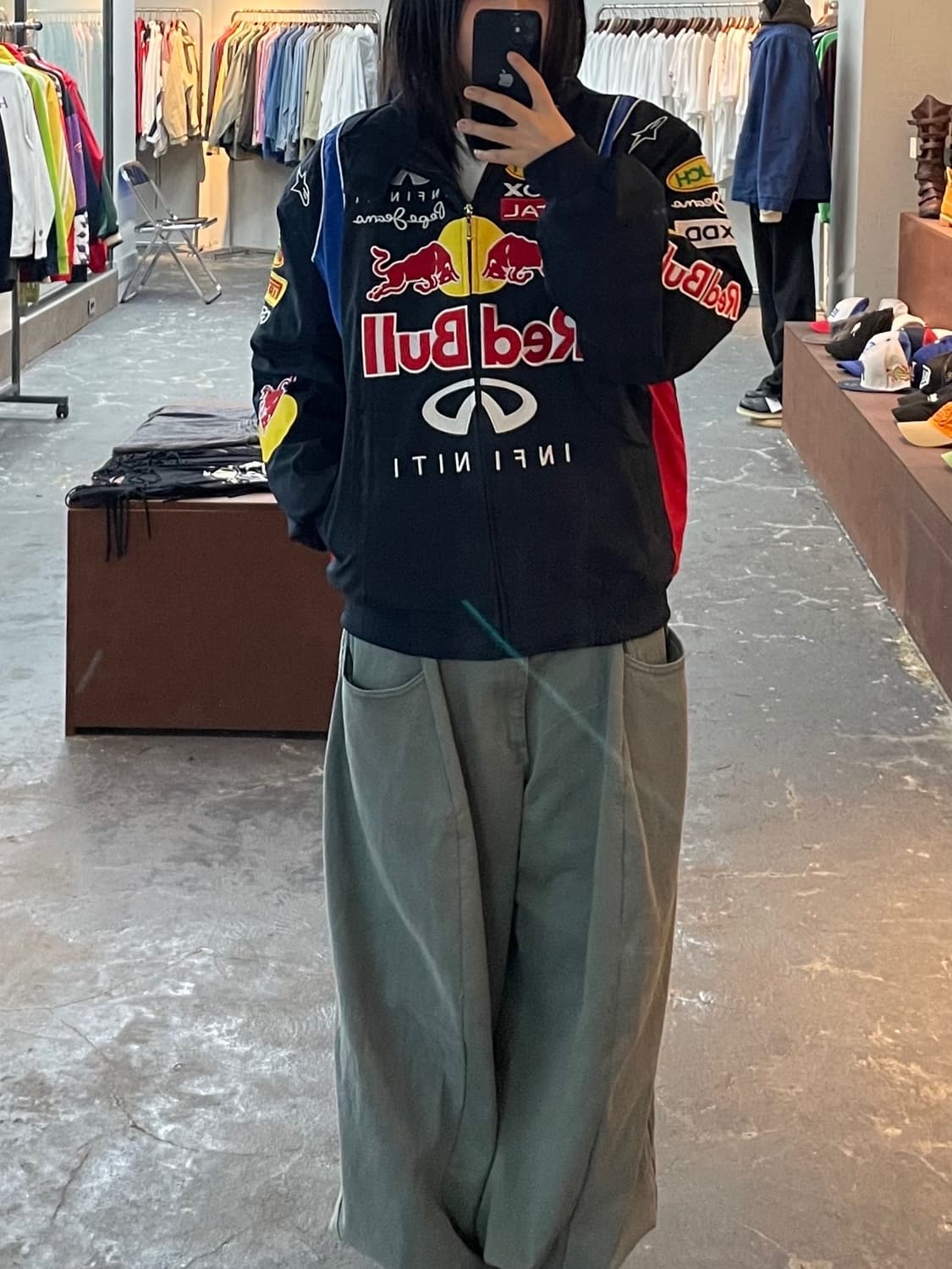 레드불 레이싱 누빔 점퍼 H1160 상품이미지1