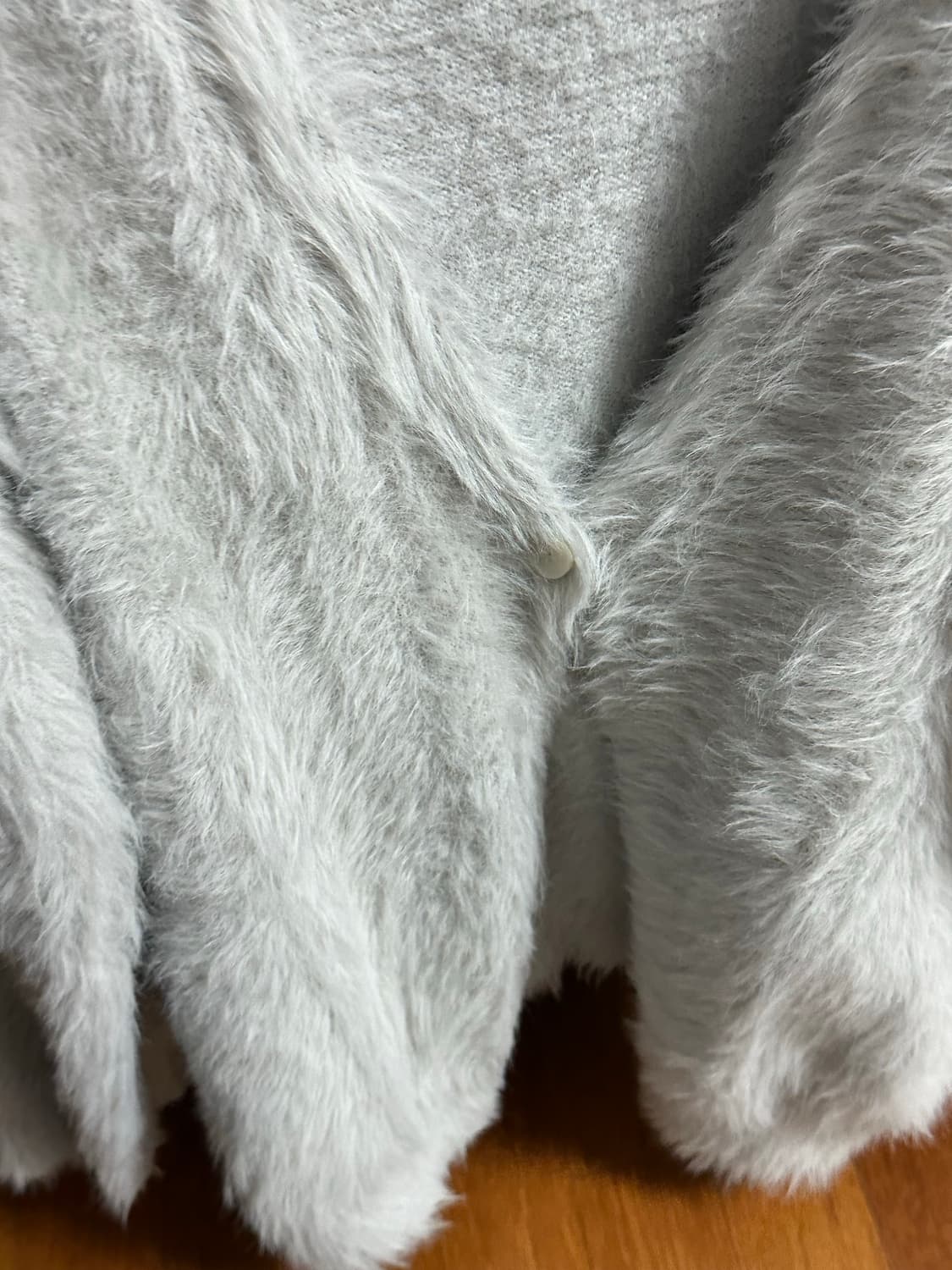 헤더먼트 테디 가디건 그레이 상품이미지5