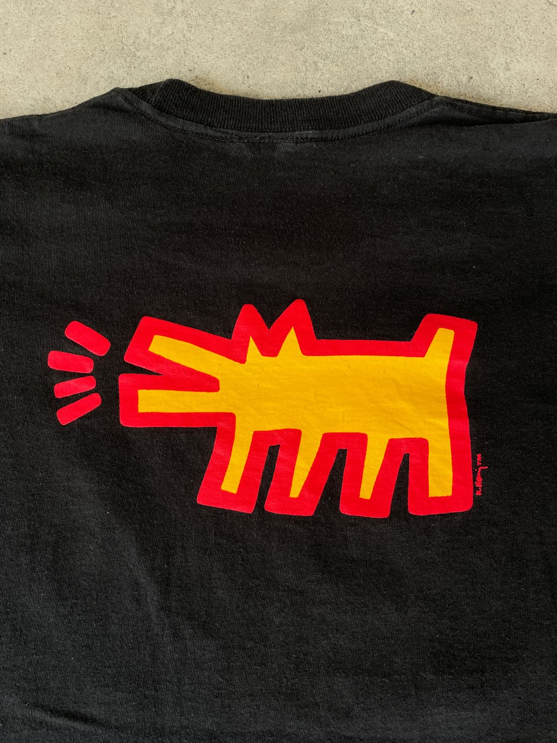 Rare)90-00s Keith Haring Art T(USA Made) 상품이미지8