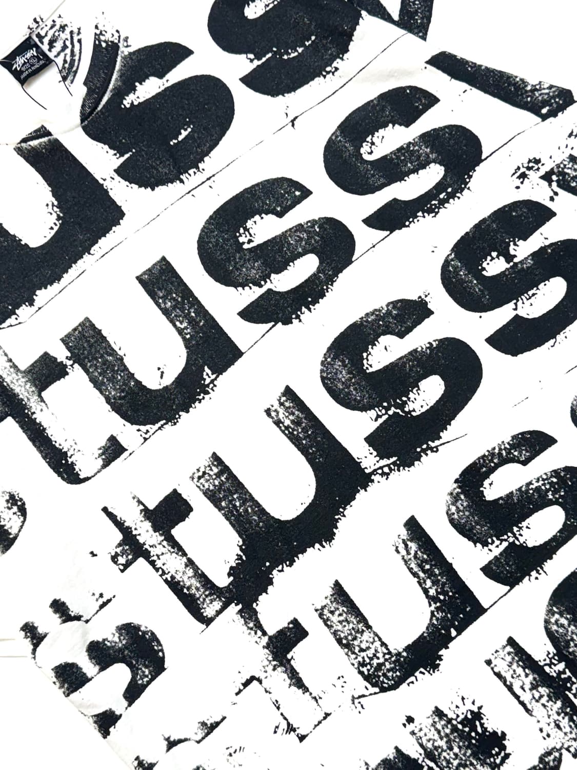 Stussy 스투시 닷 스탬프 반팔 티셔츠 화이트 색상 상품이미지3