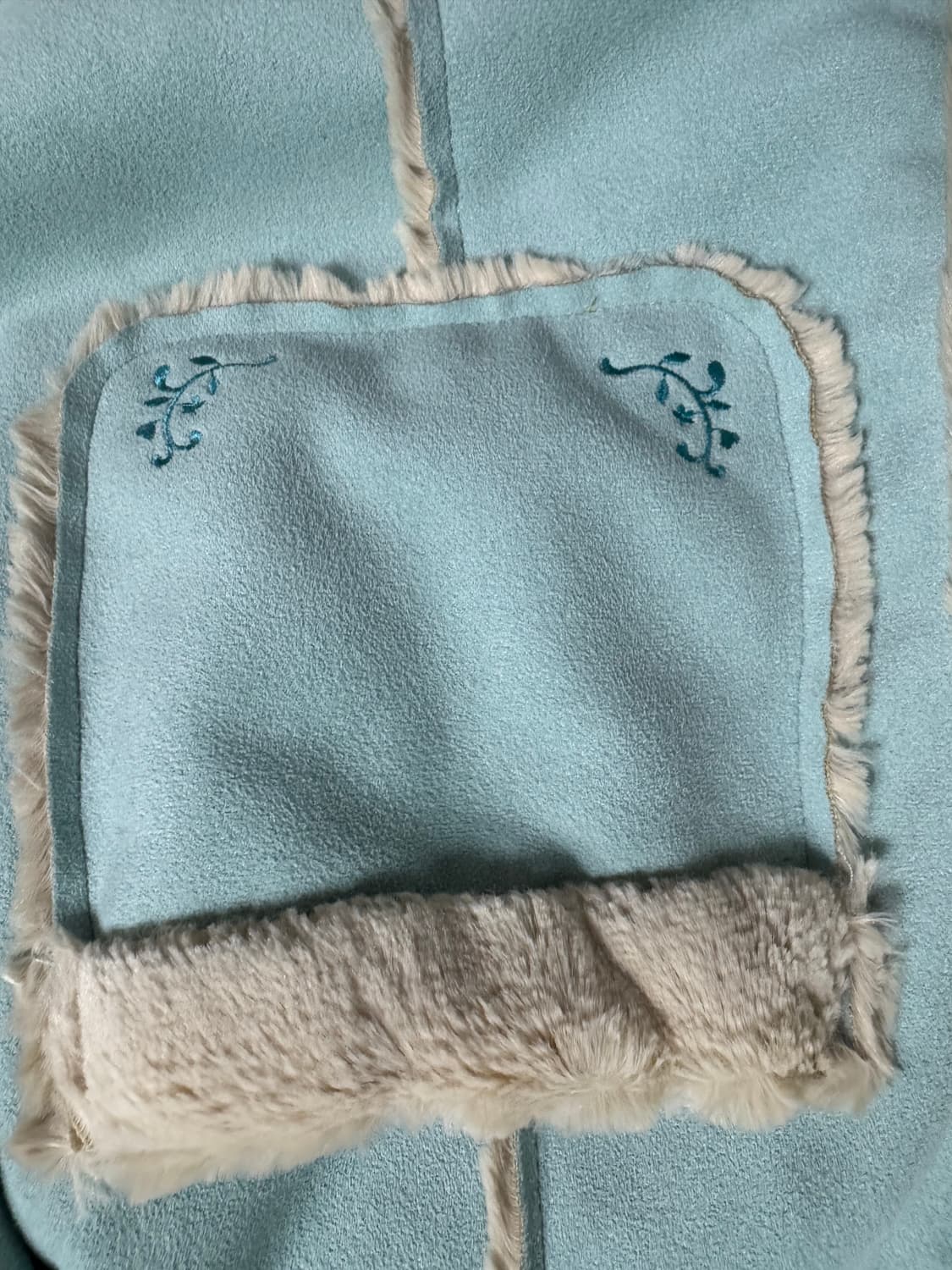 메조피아노 데이지러버스 인조모피 코트 하프코트 상품이미지3