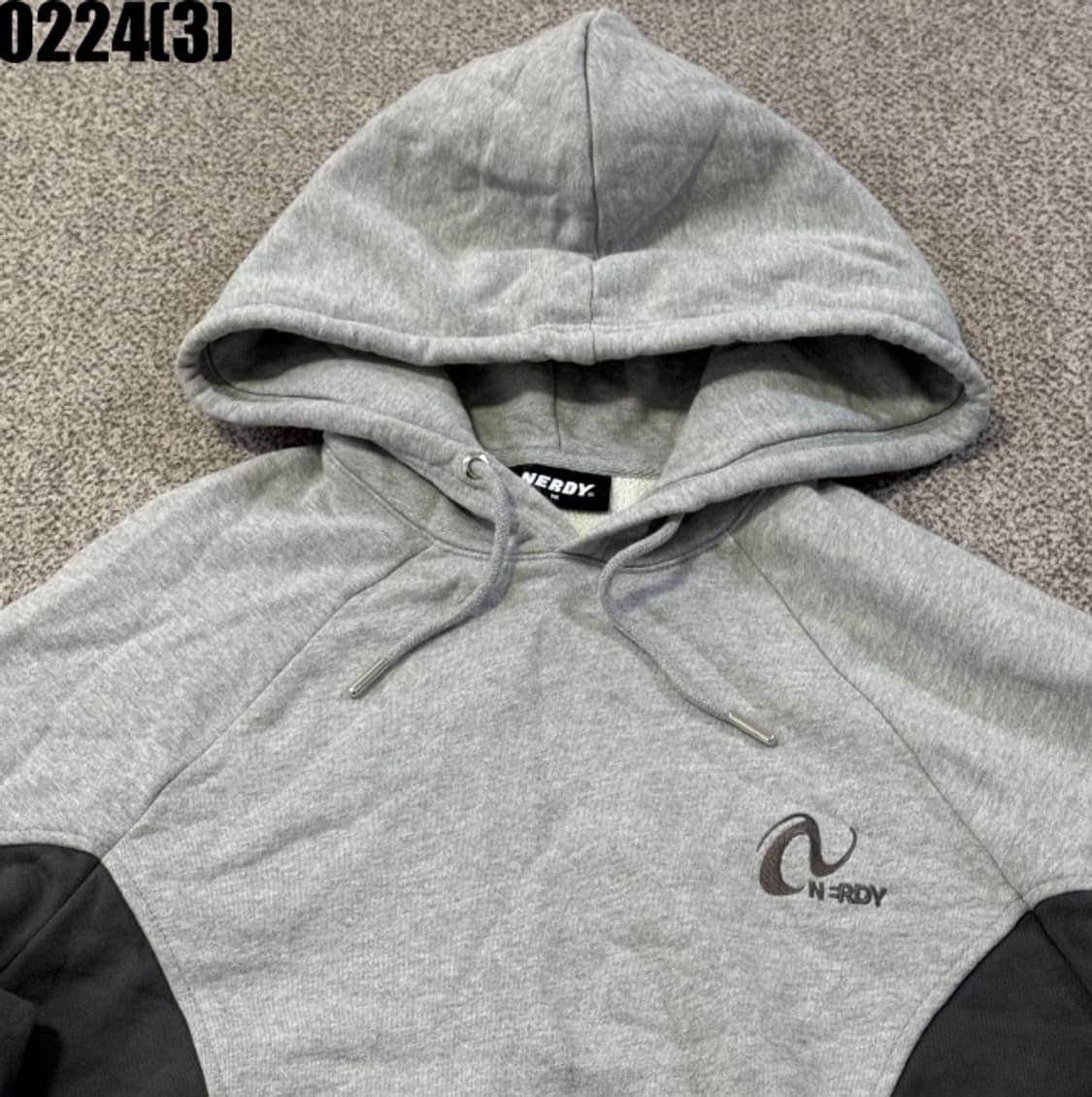 널디 크롭 후드티 상품이미지2