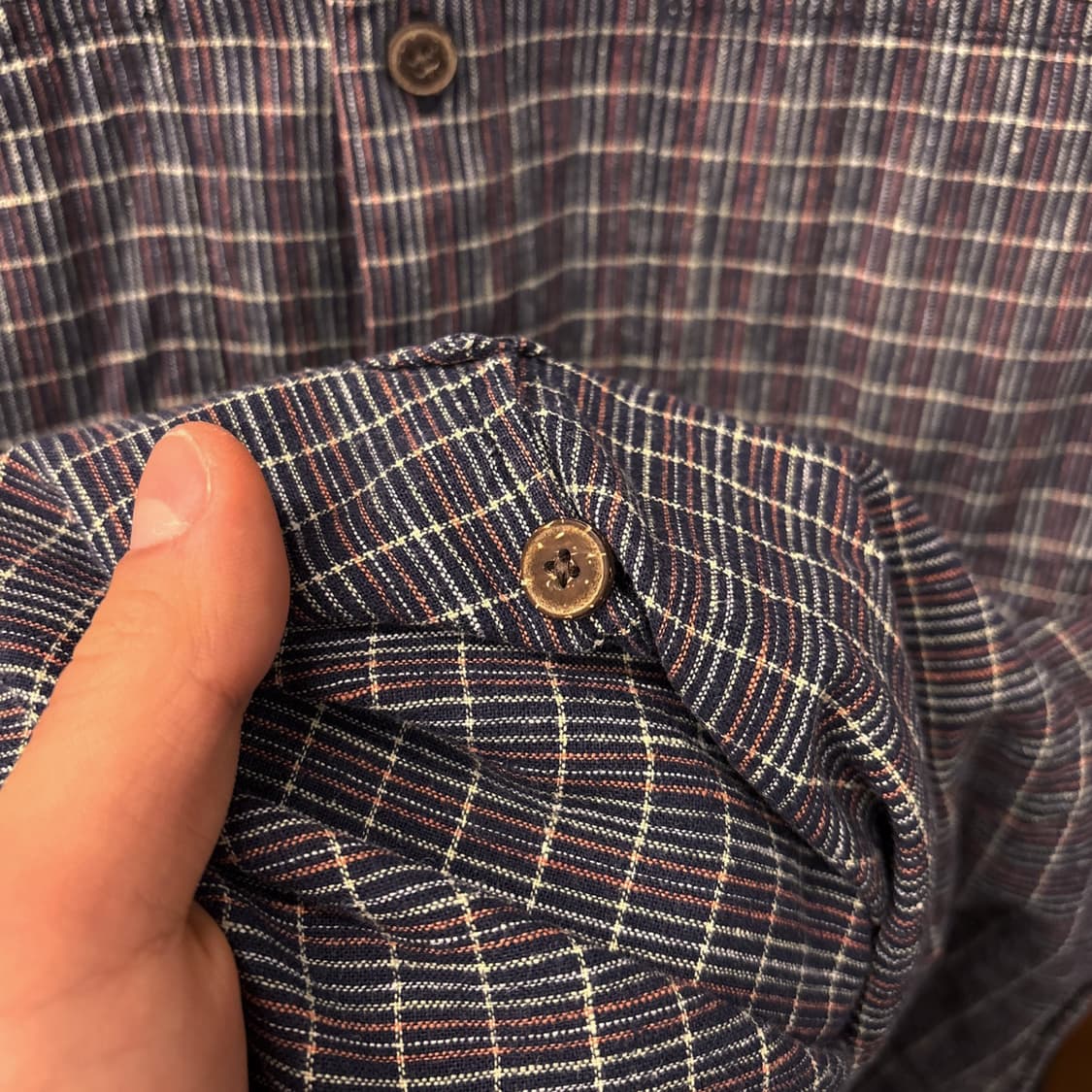 파타고니아 타이니 라이닝 패턴 자카드 코튼 워크셔츠 N1029 상품이미지7