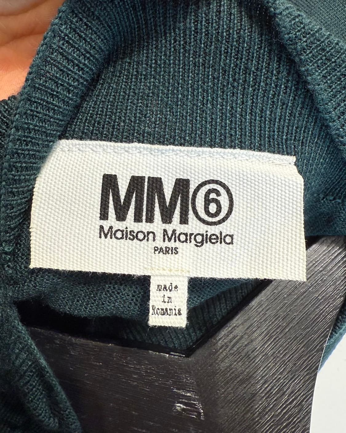 mm6 그린 레이어드 울 니트  상품이미지8