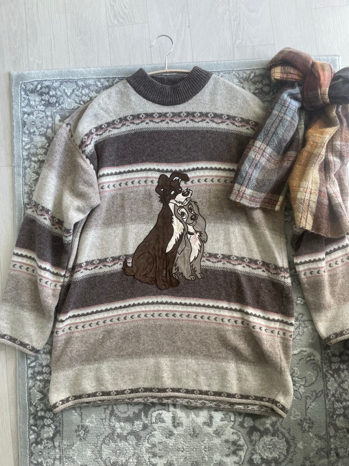 모리걸 빈티지 램스울 강아지 울니트🐶🤍 상품이미지1