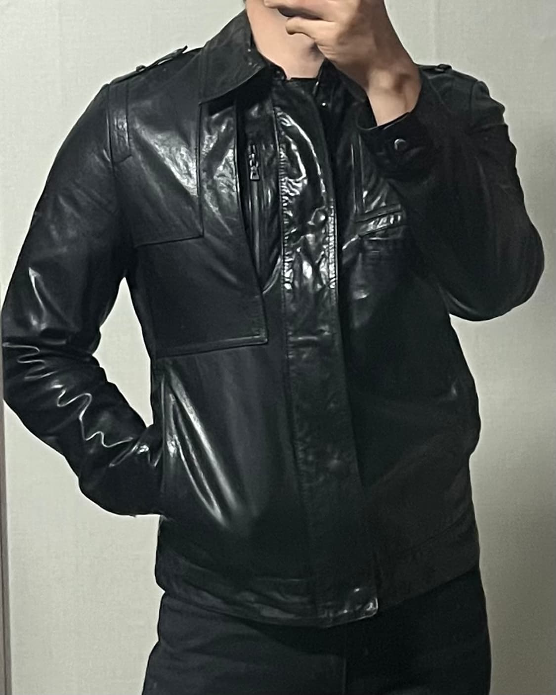 지오송지오 양가죽 자켓 상품이미지2