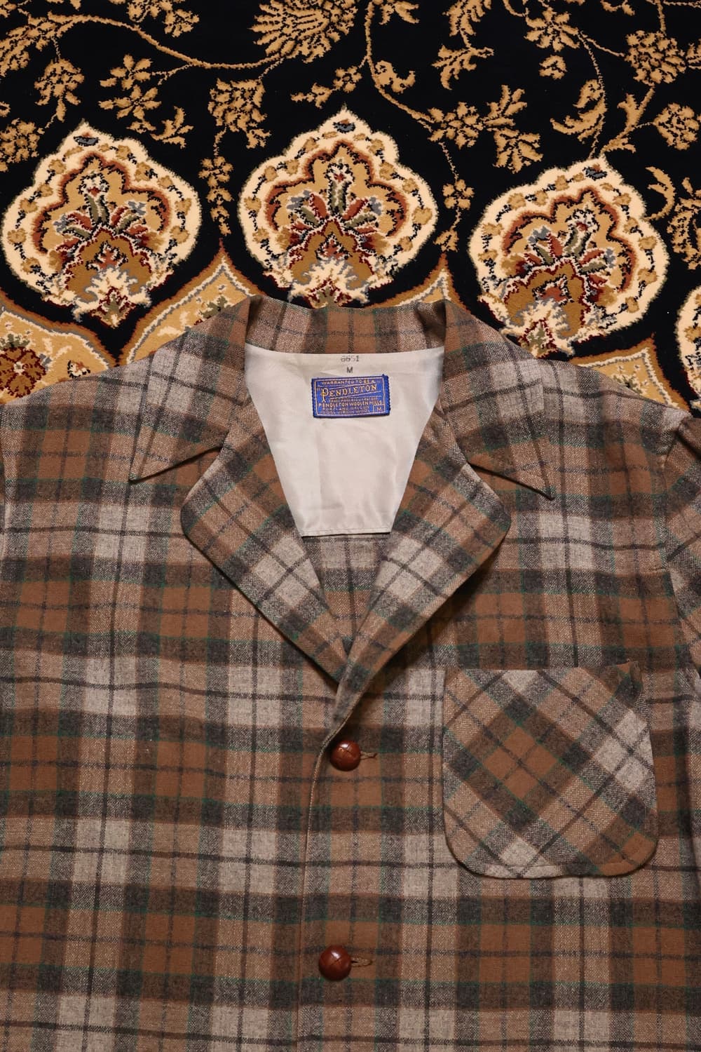60's Pendleton 100% Virgin Wool 셔츠 자켓 상품이미지5