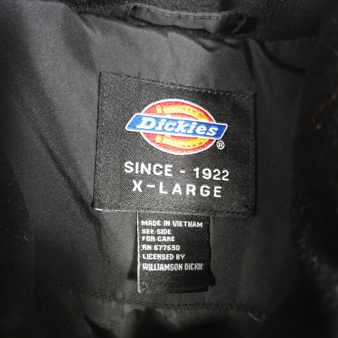 디키즈 패딩 조끼 블랙 상품이미지4