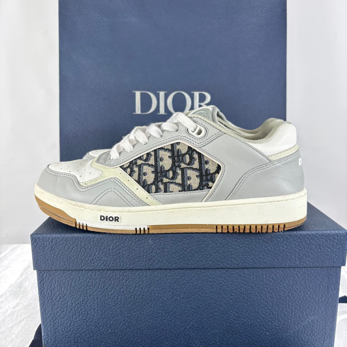 (풀박스,42)디올 B27 오블리크 로우탑 스니커즈 상품이미지8