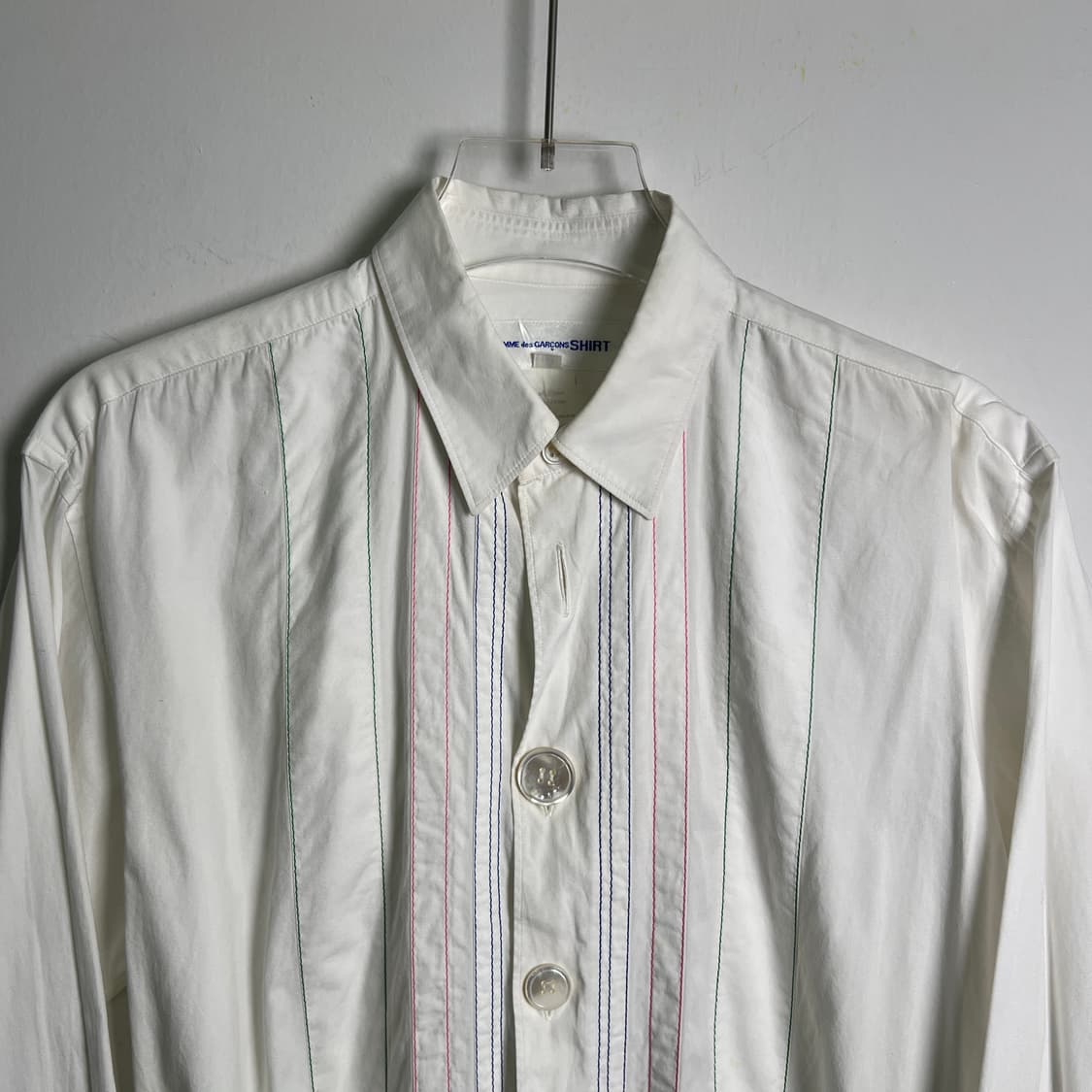 CDG 꼼데가르송 화이트 셔츠 S 상품이미지4