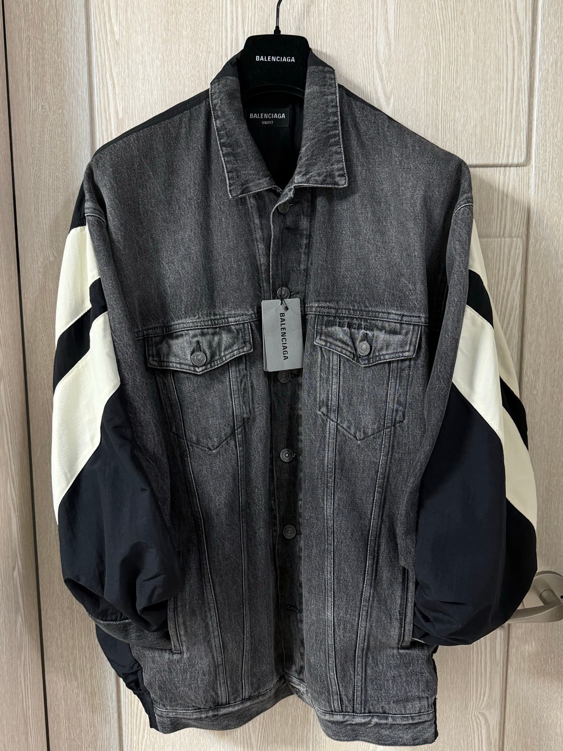 발렌시아가 믹스데님 트랙자켓 상품이미지1