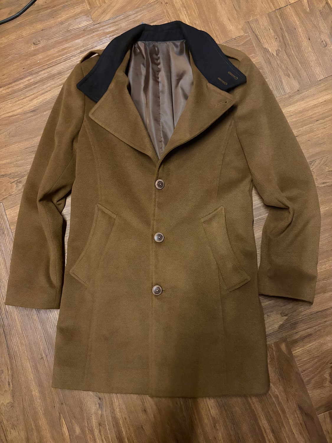 DSQUARED2 CONTRAST COLLAR MID COAT 상품이미지4